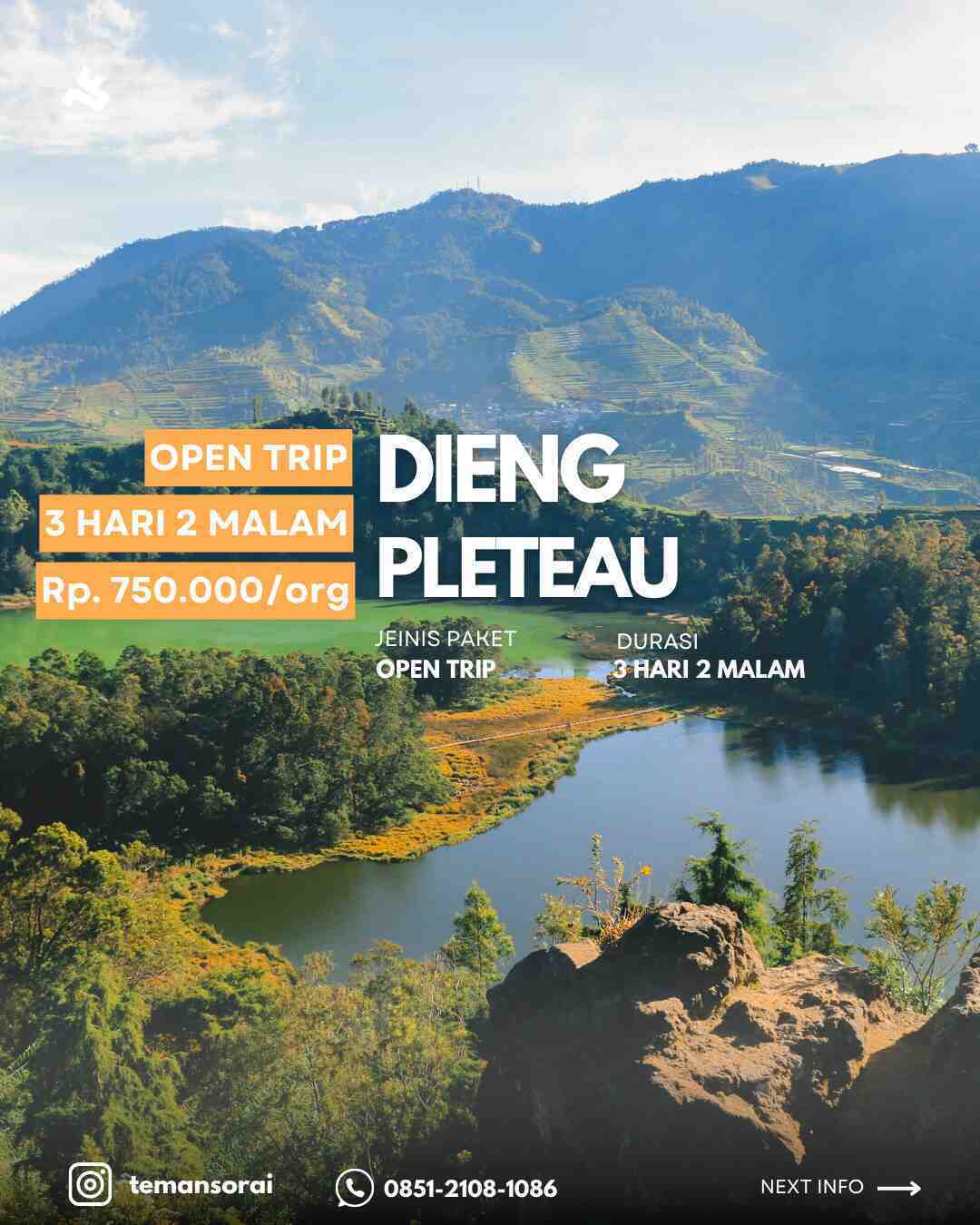 Open Trip Dieng